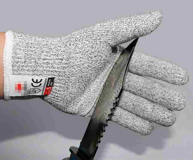5Grade cut resistant glovesHPPE Cutting resistant gloves, protective gloves, kitchen woodworking, glass factory building gloves